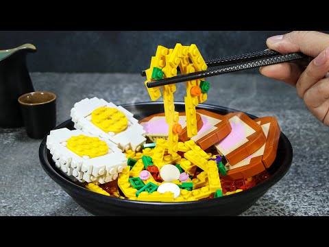 Let's Make BEST Instant LEGO RAMEN Shin Ramyun Noodles Ever! LEGO Fat Food