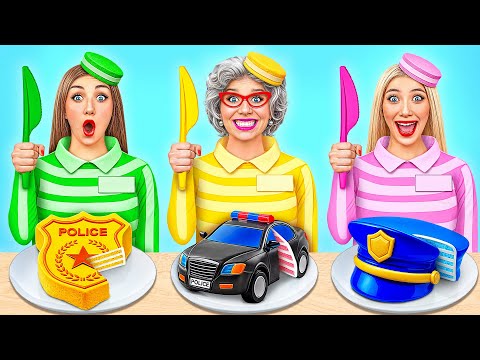 Me vs Grandma Cooking Challenge in Prison by Multi DO Smile