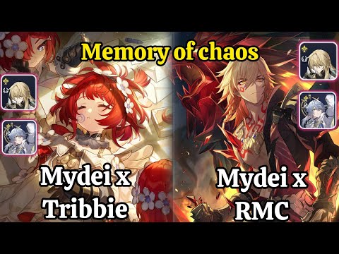 E0S1 Mydei x Tribbie & E0S1 Mydei x Rmc Memory of chaos stage 12 / Honkai star rail