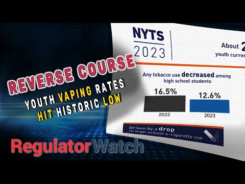 REVERSE COURSE | Youth Vaping Rates Hit Historic Low | RegWatch