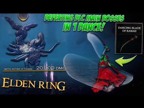 This DANCE ATTACK DESTROYS the Elden Ring DLC! (All DLC Main Bosses vs. Dancing Blade!)