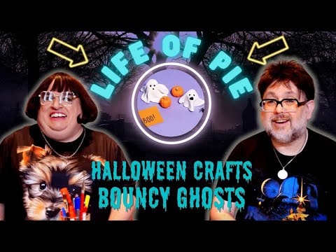 Make a Bouncy Ghost - Crafting with the Pie Family - Vloggers | Vlogging Spoof