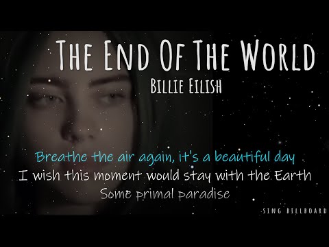 Billie Eilish - The End Of The World (Realtime Lyrics)