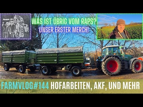 FarmVlog#144 Unser erster Merch! Was ist mit dem Raps?