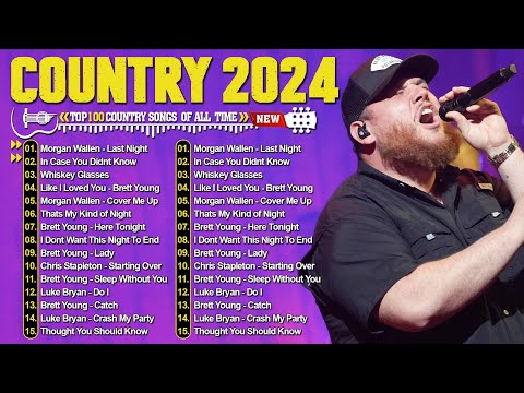 Country Music 2024 - Morgan Wallen, Brett Young, Luke Combs, Kane Brown, Luke Bryan, Chris Stap...