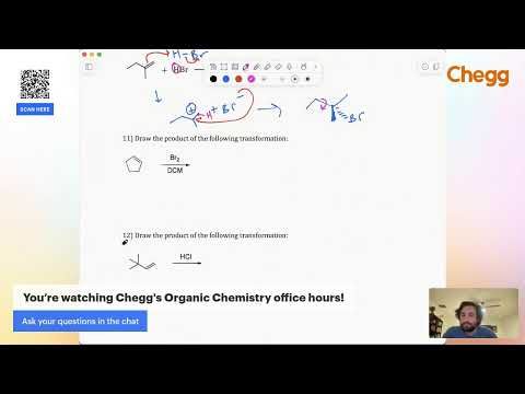 Chegg Organic Chemistry Office Hours With Professor Dave (2/25/25)