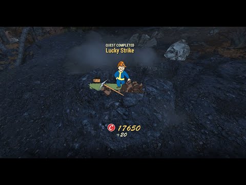 Fallout 76 - Lucky Strike - Find and excavate the Dig Site in Savage Divide