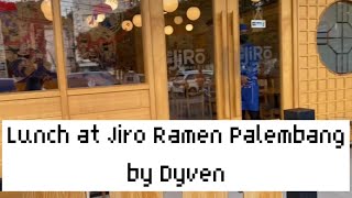 Lunch at the most popular ramen and sushi in Palembang ‼️ JIRO RAMEN ‼️