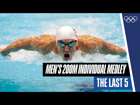 🏊🏼‍♂️ The last five Men's 200m individual medley 🥇