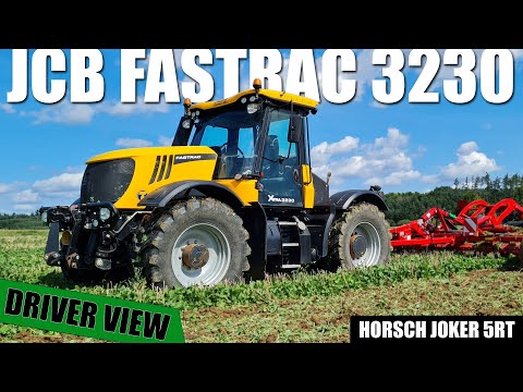 JCB FASTRAC 3230 XTRA & HORSCH JOKER 5RT | GoPro/driver view