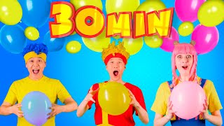 Dance & Pop Balloons | Mega Compilation | D Billions Kids Songs