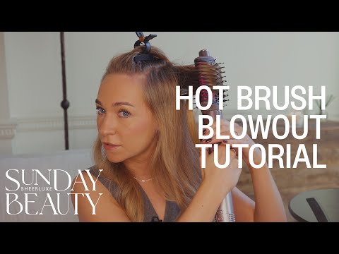 How To Use A Hot Brush For A Perfect Blowout with Chloe Swift | SheerLuxe Beauty School No. 67