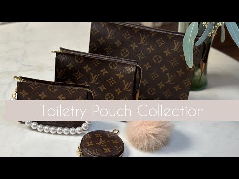 LV Toiletry Pouch Collection • Samorga Bag Organizer • pouch to cross body or clutch #lv #samorga