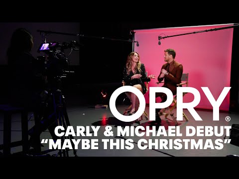 Carly Pearce & Michael Bublé Debut A Special Christmas Collab "Maybe This Christmas" in the circle.