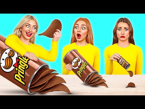 Big, Medium and Small Plate Challenge | Funny Food Situations by TeenDO Challenge