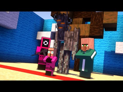 Minecraft Villager Squid Game!