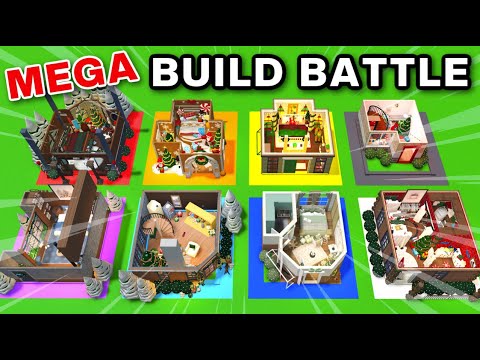 MEGA Christmas Bedroom BUILD BATTLE