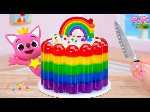 Perfect KITKAT Chocolate Cake💕How To Make Miniature Rainbow Popsicle Cake Recipe🌈Pipi Yummy Cake