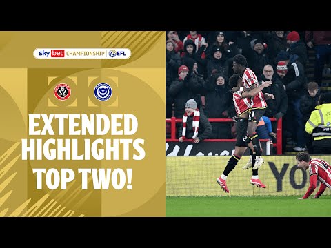 BACK IN TOP TWO! | Sheffield United v Portsmouth extended highlights