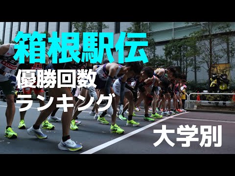 箱根駅伝  大学別 優勝回数ランキング