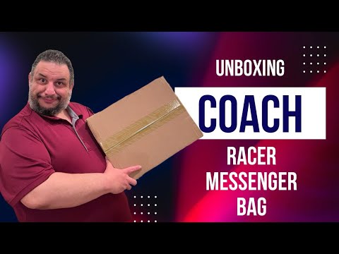 Unboxing Coach Racer Messenger Bag