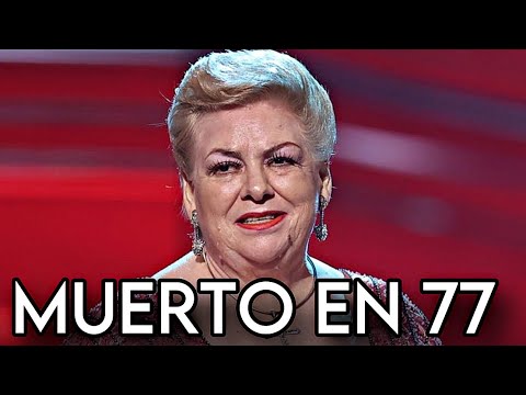 Paquita la del Barrio momentos antes de la muerte