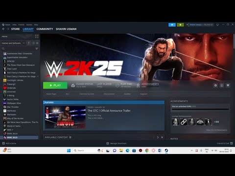 Fix WWE 2K25 Not Launching/Won't Launch On PC