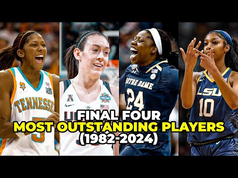 Every women's Final Four Most Outstanding Player from 1982-2024