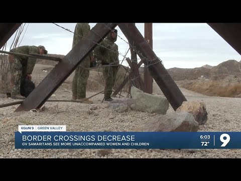 Border crossings drop to historic lows, creating new challenges at the Arizona border