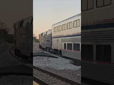 Heartland Flyer thinking on leaving Fort Worth Central Station 12-14-24