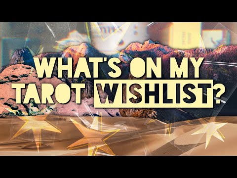 What's on my tarot wishlist? 📝 Decks, books, and upcoming releases.