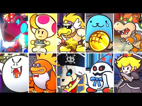 Paper Mario: The Thousand-Year Door Remake - All Bosses + Secret Bosses