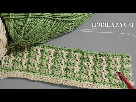 Yeni Trend Mozaik Tığ işi Desenler - Hırka Yelek Battaniye Örgü Modeli - Crochet