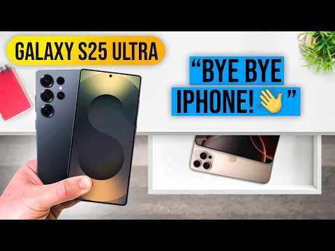 I DITCHED MY IPHONE for the GALAXY S25 ULTRA for 7 DAYS!