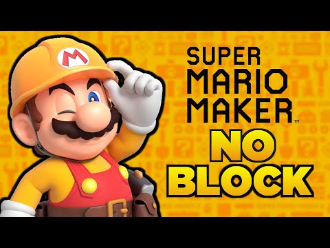 Is it possible to beat Super Mario Maker WITHOUT TOUCHING A BLOCK?