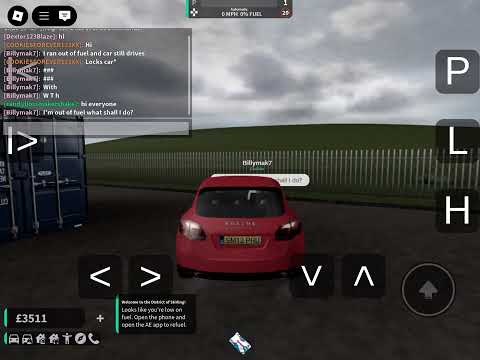 I ran out of fuel in District of Stirling Scotland Roblox