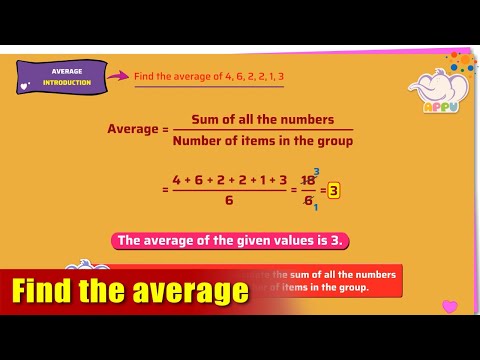 G5 - Module 19 - Exercise 1 - Find the average | Appu Series | Grade 5 Math Learning