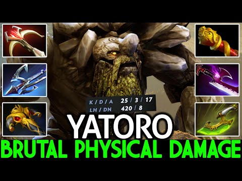 YATORO [Tiny] Brutal Physical Damage One Hit Delete Build Dota 2