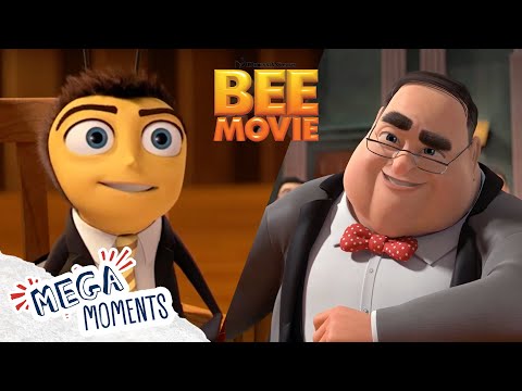 The Fight For Honey! 🍯 | Bee Movie | Clips | Movie Moments | Mega Moments