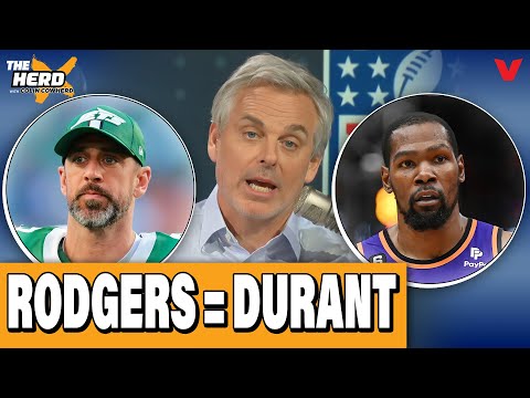 Colin Cowherd calls Aaron Rodgers the Kevin Durant of the NFL | THE HERD