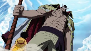 Luffy is never afraid even with Whitebeard though  -  One Piece (English Sub)