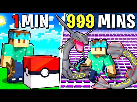 Pixelmon But Every MINUTE +1 LUCKY BLOCK! (Pokémon Minecraft)