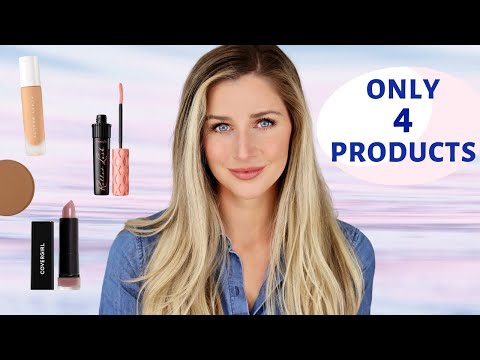 FULL FACE OF MAKEUP USING ONLY 4 PRODUCTS!