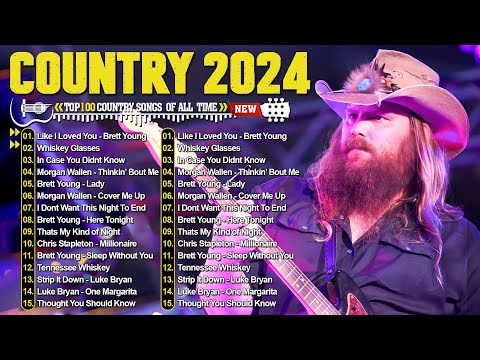 Country Music 2024 - Chris Stapleton, Brett Young, Luke Combs, Morgan Wallen, Kane Brown, Luke Bryan