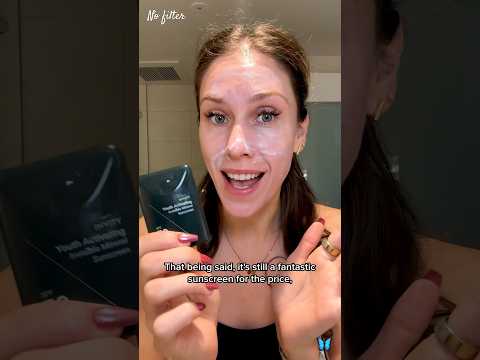 THIS SUNSCREEN IS INVISIBLE!! 60 Second Updated Skincare Review: Invity Mineral Sunscreen