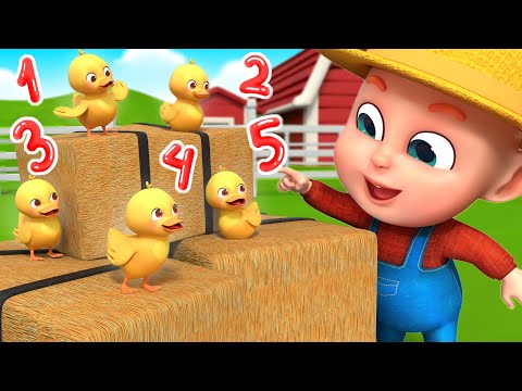 Baby Farm Animals Escape | Baby Learn to Count with Farm Animals | Rosoo Nursery Rhymes & Kids Songs