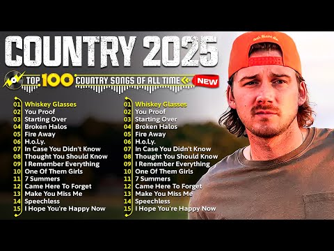 Country Songs 2025 - Morgan Wallen, Luke Combs, Kane Brown, Jason Aldean, Luke Bryan, Lee Brice