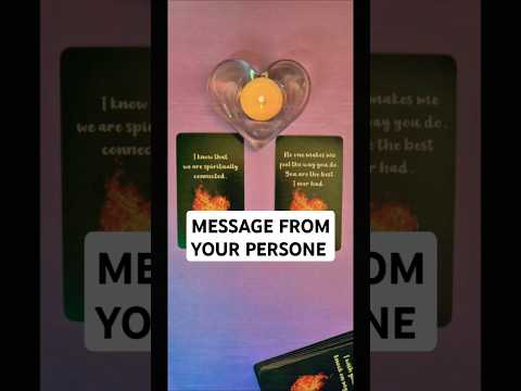 ☀️MESSAGE FROM YOUR PERSONE 💌#PICKACARD #TAROT #LOVE