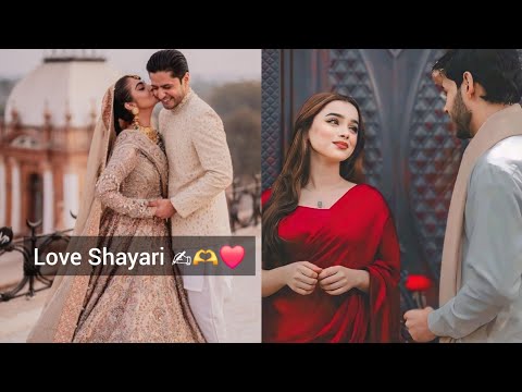 Love Shayari Status ❤️|| Mohabbat Shayari || Beautiful Love Poetry 😍 ❤️