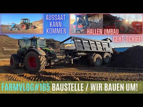 FarmVlog#165 Hallen Umbau geht schief!?🚧 Die Aussaat rückt näher!🌾